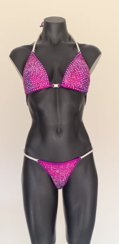 Fuschia bikini with full coverage crystals (includes deposit) - KoKo AustraliaFuschia bikini with full coverage crystals (includes deposit)KoKo Australia