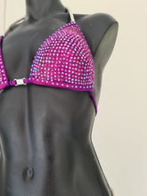 Load image into Gallery viewer, Fuschia bikini with full coverage crystals (includes deposit) - KoKo AustraliaFuschia bikini with full coverage crystals (includes deposit)KoKo Australia
