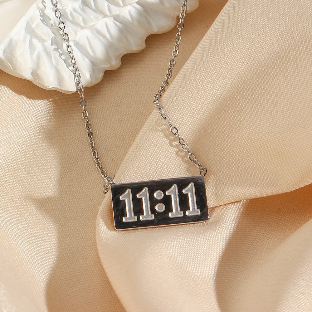 11:11 Stainless Steel spiritual necklace 11 11 MAKE A WISH - KoKo Australia11:11 Stainless Steel spiritual necklace 11 11 MAKE A WISHKoKo Australia