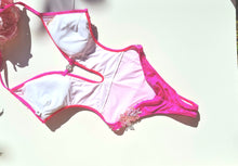 Load image into Gallery viewer, Barbie Pink One Piece Swimsuit rental (includes deposit) - KoKo AustraliaBarbie Pink One Piece Swimsuit rental (includes deposit)KoKo Australia
