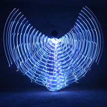 Load image into Gallery viewer, Multi-colour rainbow LED light up wings
