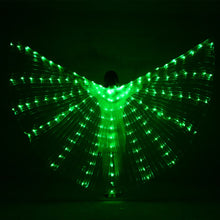 Load image into Gallery viewer, Multi-colour rainbow LED light up wings
