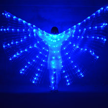 Load image into Gallery viewer, Multi-colour rainbow LED light up wings
