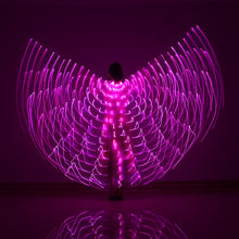 Load image into Gallery viewer, Multi-colour rainbow LED light up wings
