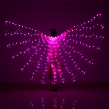 Load image into Gallery viewer, Multi-colour rainbow LED light up wings
