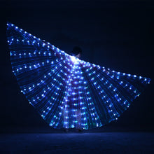 Load image into Gallery viewer, Multi-colour rainbow LED light up wings
