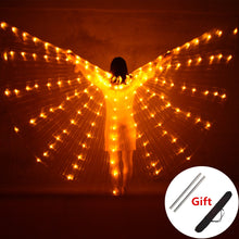 Load image into Gallery viewer, Multi-colour rainbow LED light up wings
